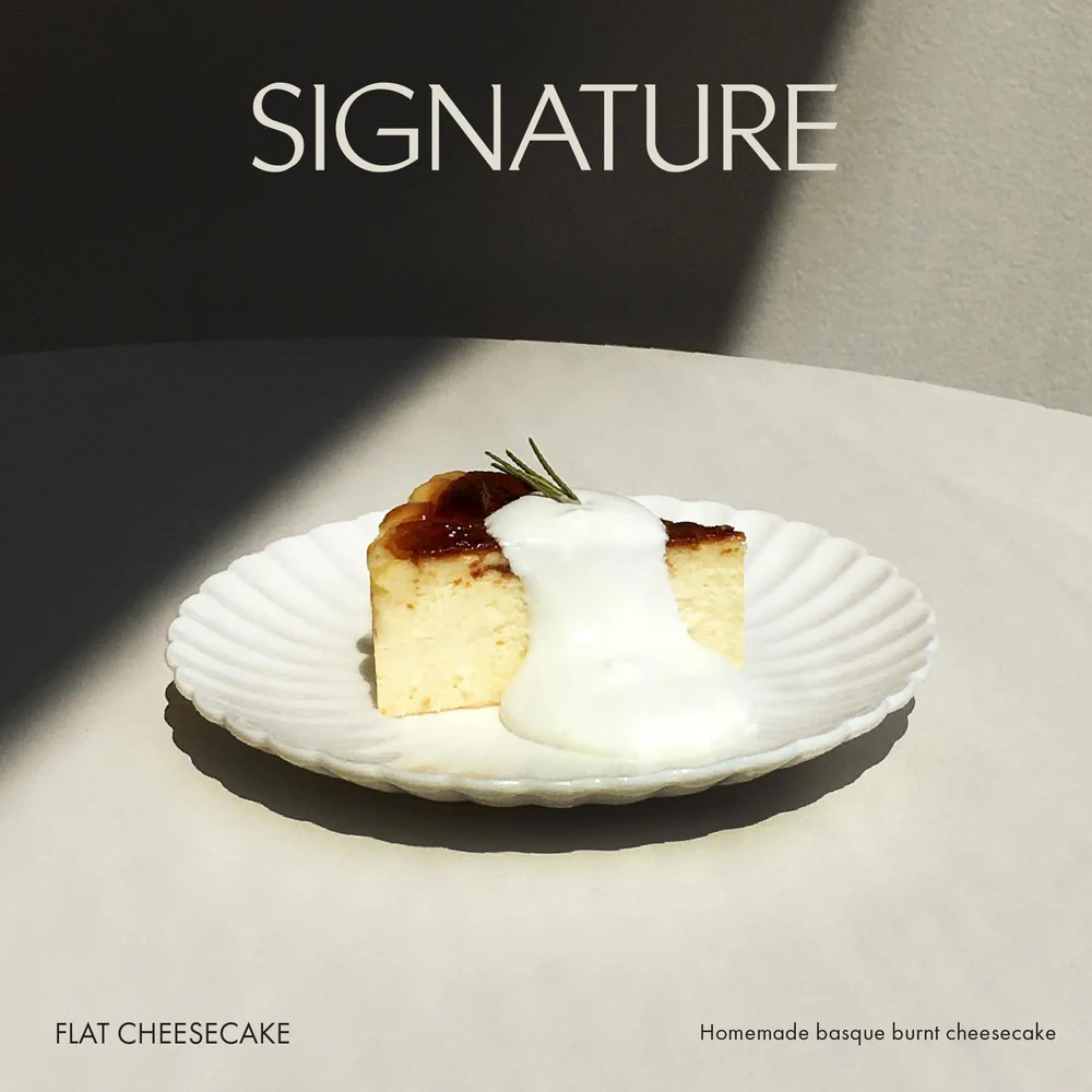 Flat Cheesecake | รูปภาพจาก facebook Flat Cafe