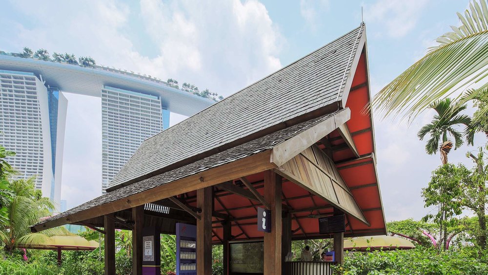 Kampung House บ้านแบบมาเลย์ สร้างจากวัสดุจากธรรมชาติ ขอบคุณรูปภาพจาก www.gardensbythebay.com.sg
