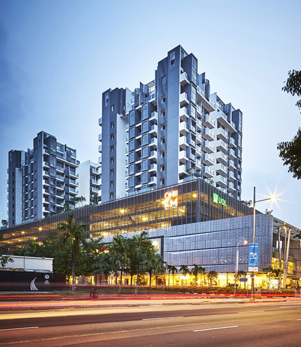 OneKM Shopping Mall ขอบคุณภาพจาก Singapore Property News