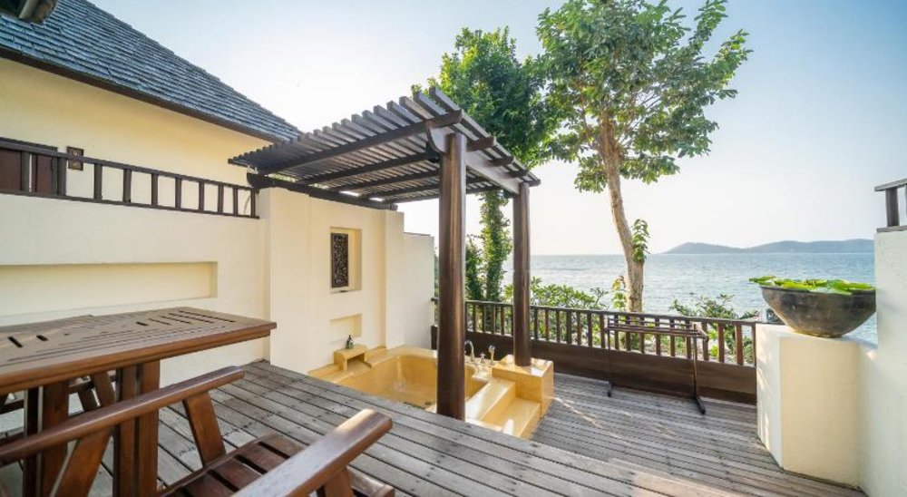 บ้านพักวิวทะเลของเลอวิมานคอ ท เทจ แอนด์ สปา ที่พักเกาะเสม็ดติดทะเล