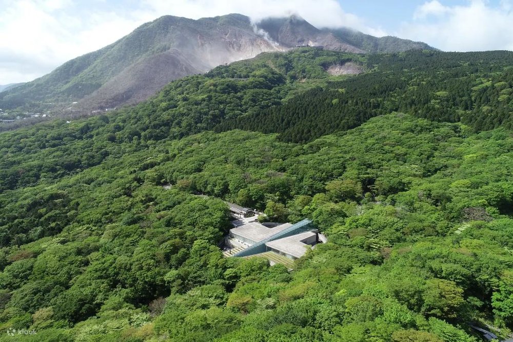 ポーラ美術館 建物の鳥瞰