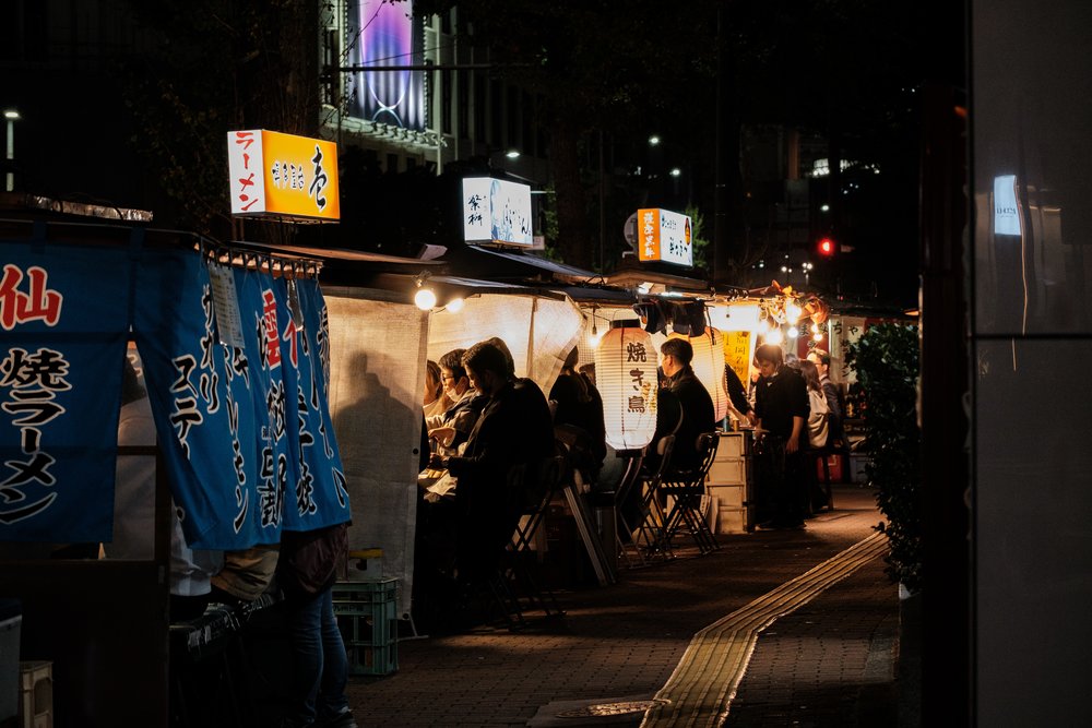 yatai, food stalls, in Fukuoka