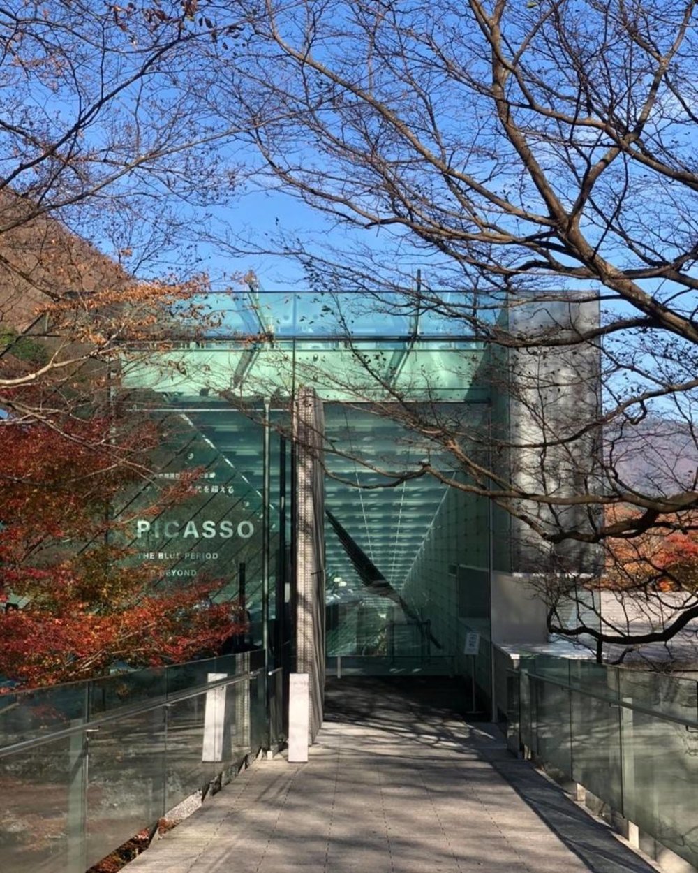 ポーラ美術館 ガラスの入り口