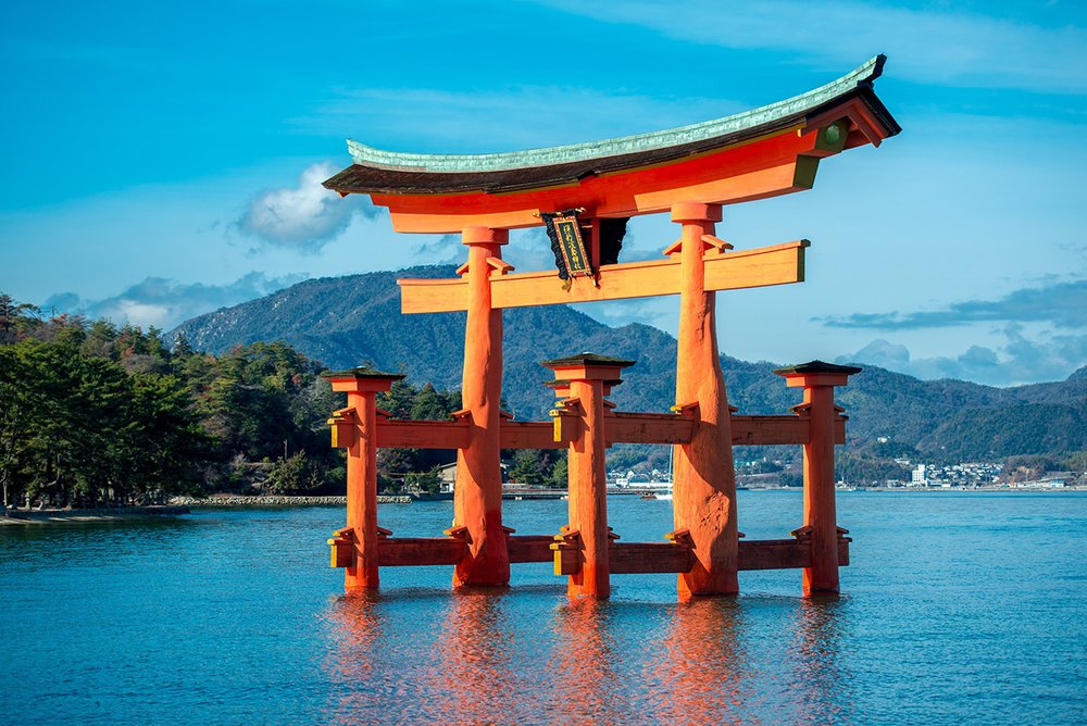Miyajima floating torii gate