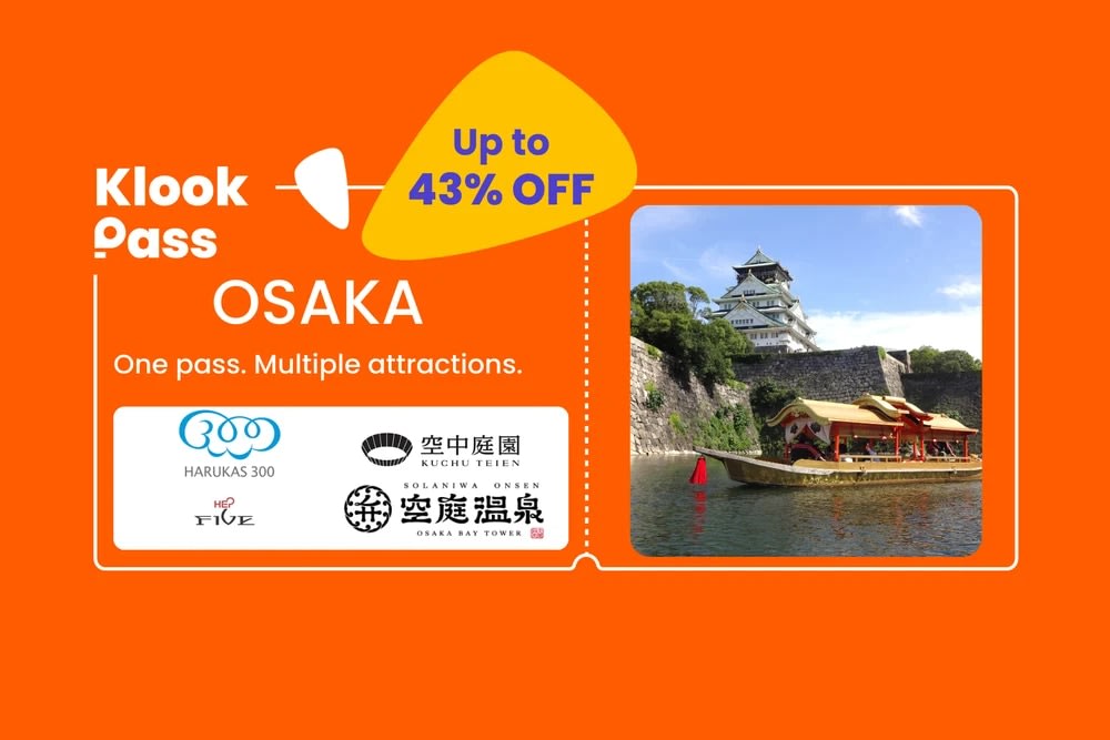 บัตร Klook pass osaka