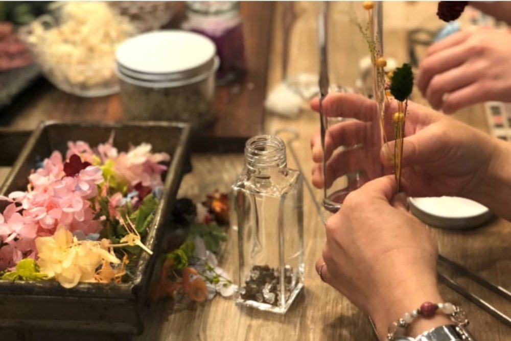 浮游花及植物香包製作課程