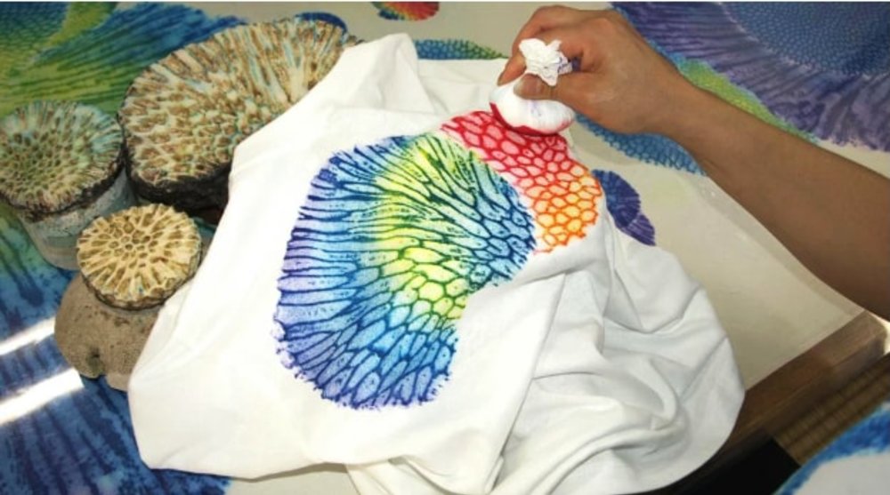 首里琉染珊瑚礁拓印體驗