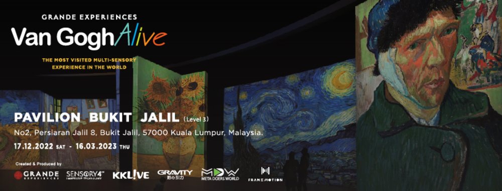 Van Gogh Alive at Pavilion Bukit Jalil