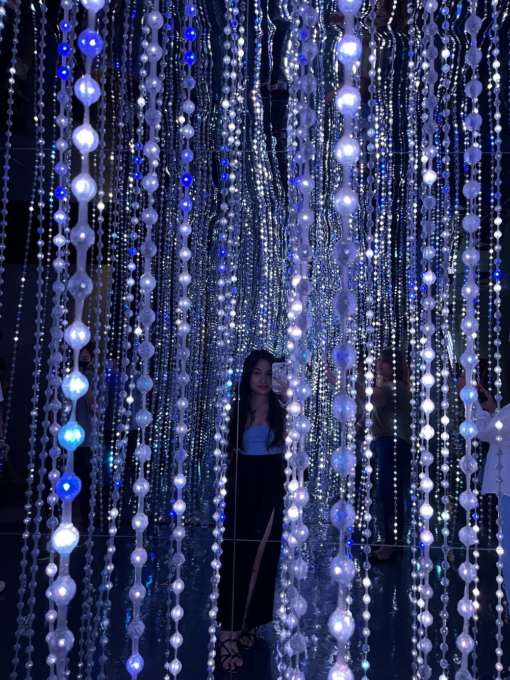 The Starry Night walkway at Van Gogh Alive Malaysia