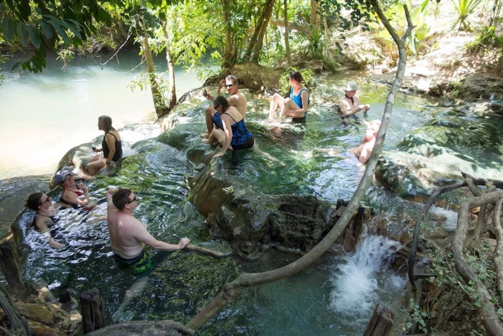 喀比自由行瀑布溫泉