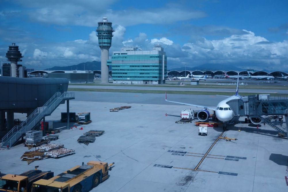 香港国際空港からの風景
