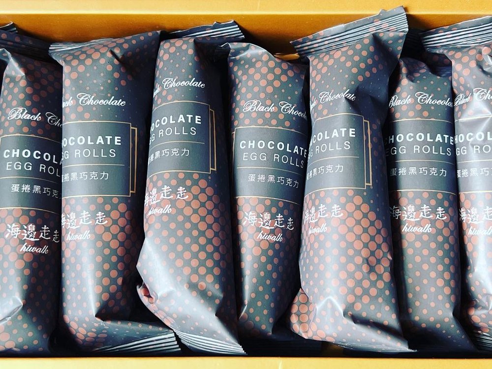 台湾 海邊走走 エッグロール