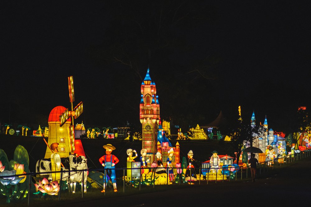 The International Giant Lantern Expo in Port Dickson, Malaysia