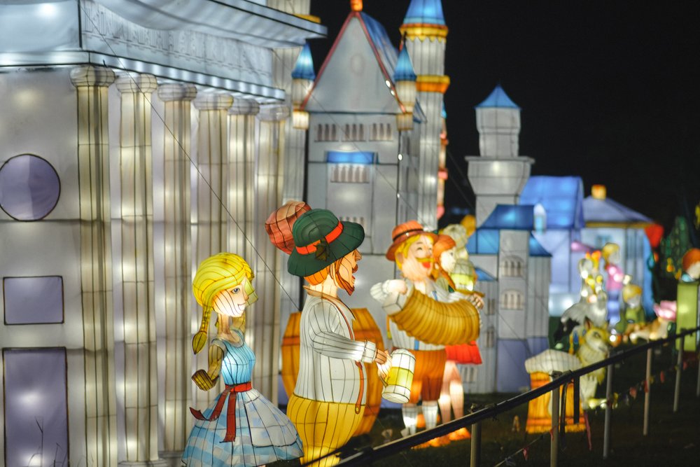 Lantern exhibitions at The International Giant Lantern Expo Port Dickson