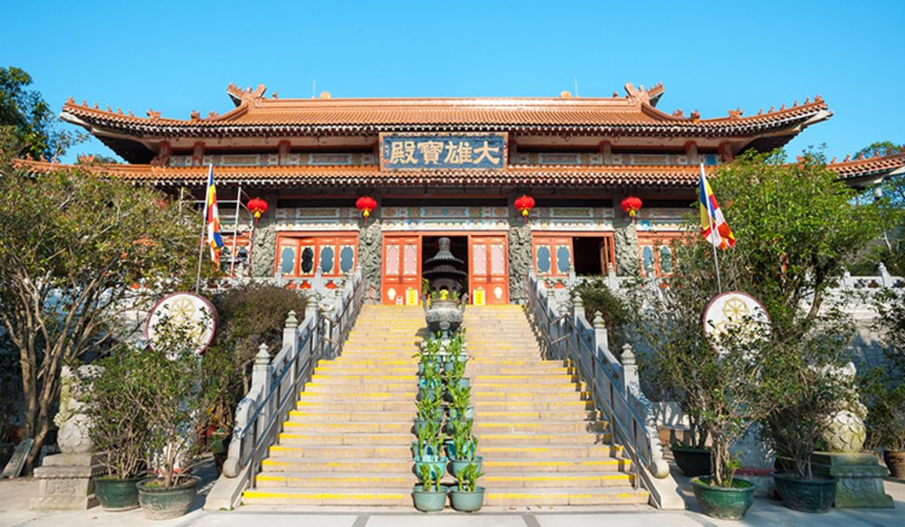 ทางเข้าวัดโป๋หลิน ที่เที่ยวในฮ่องกง