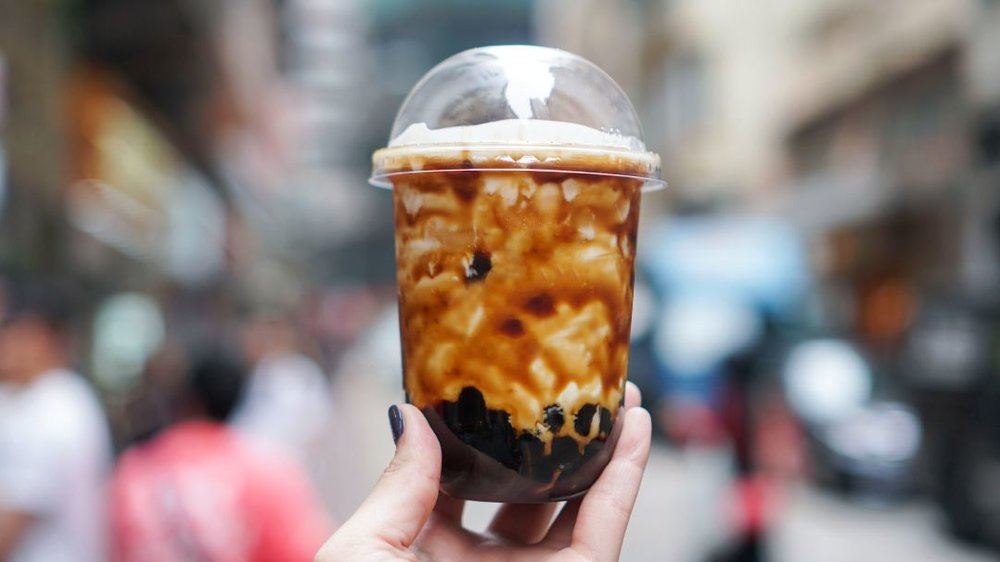 台湾 タピオカミルクティー