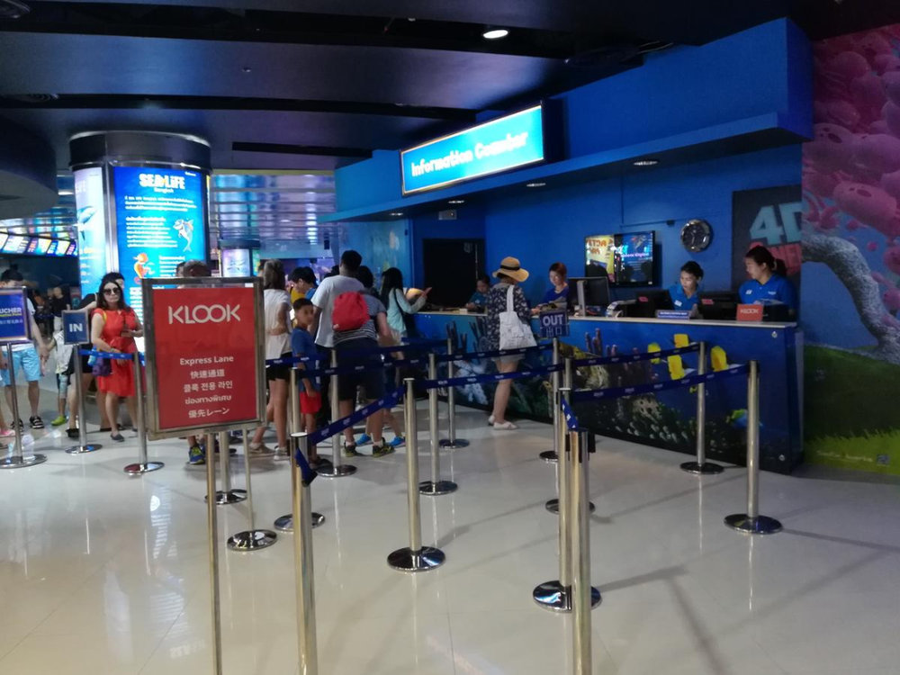 シーライフバンコクオーシャンワールド Klook Lane