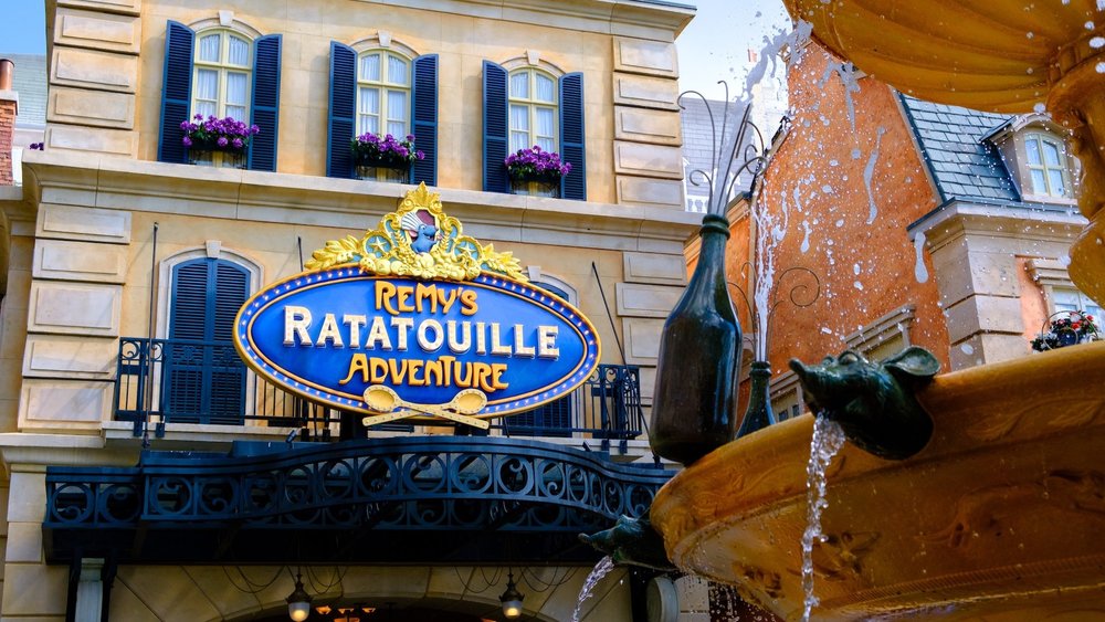 the facade of Ratatouille: The Adventure
