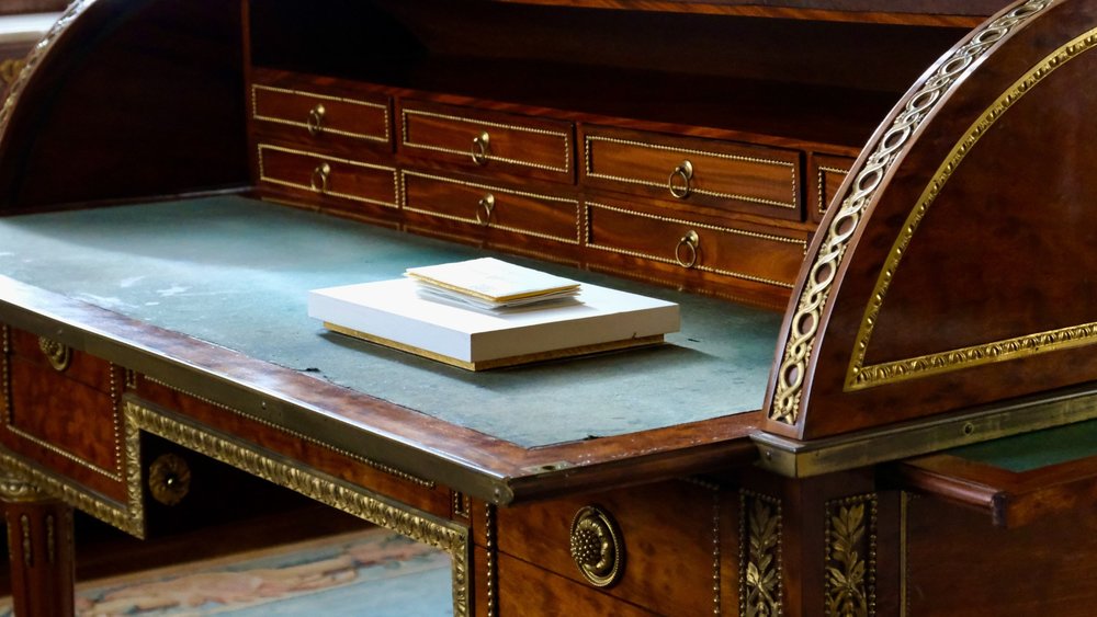 antique furniture at the Musée Nissim de Camondo
