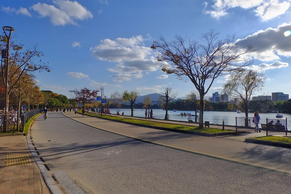 ทางเดินสวนโอโฮริ - Ohori Park สถานที่ท่องเที่ยวที่ฟุกุโอกะ
