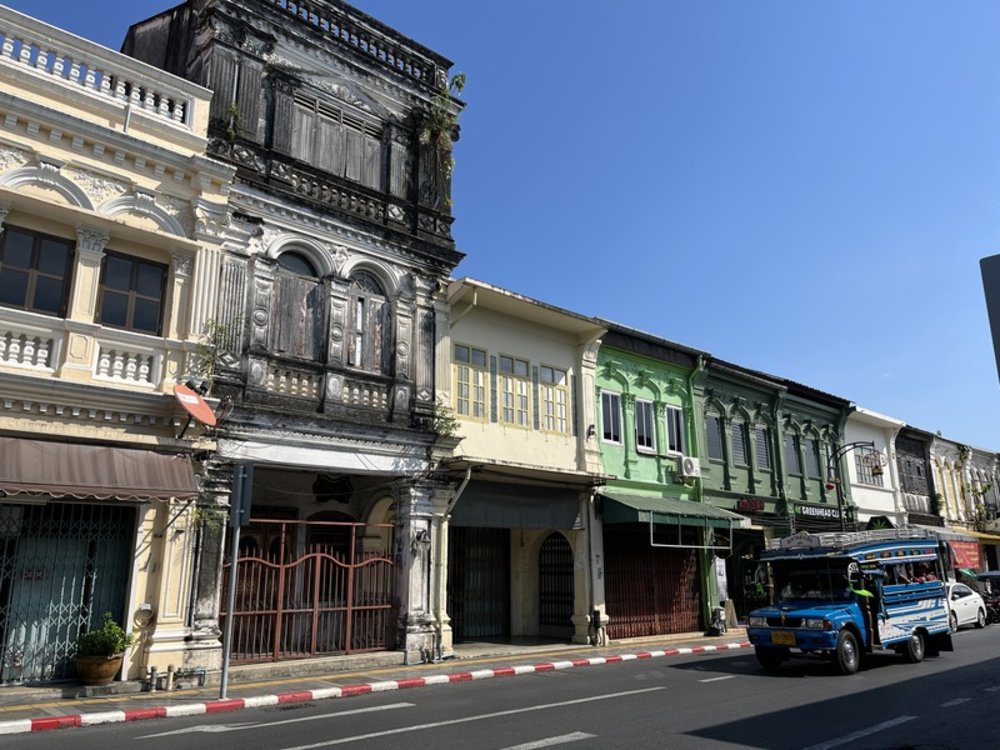普吉島 藍色雙條車