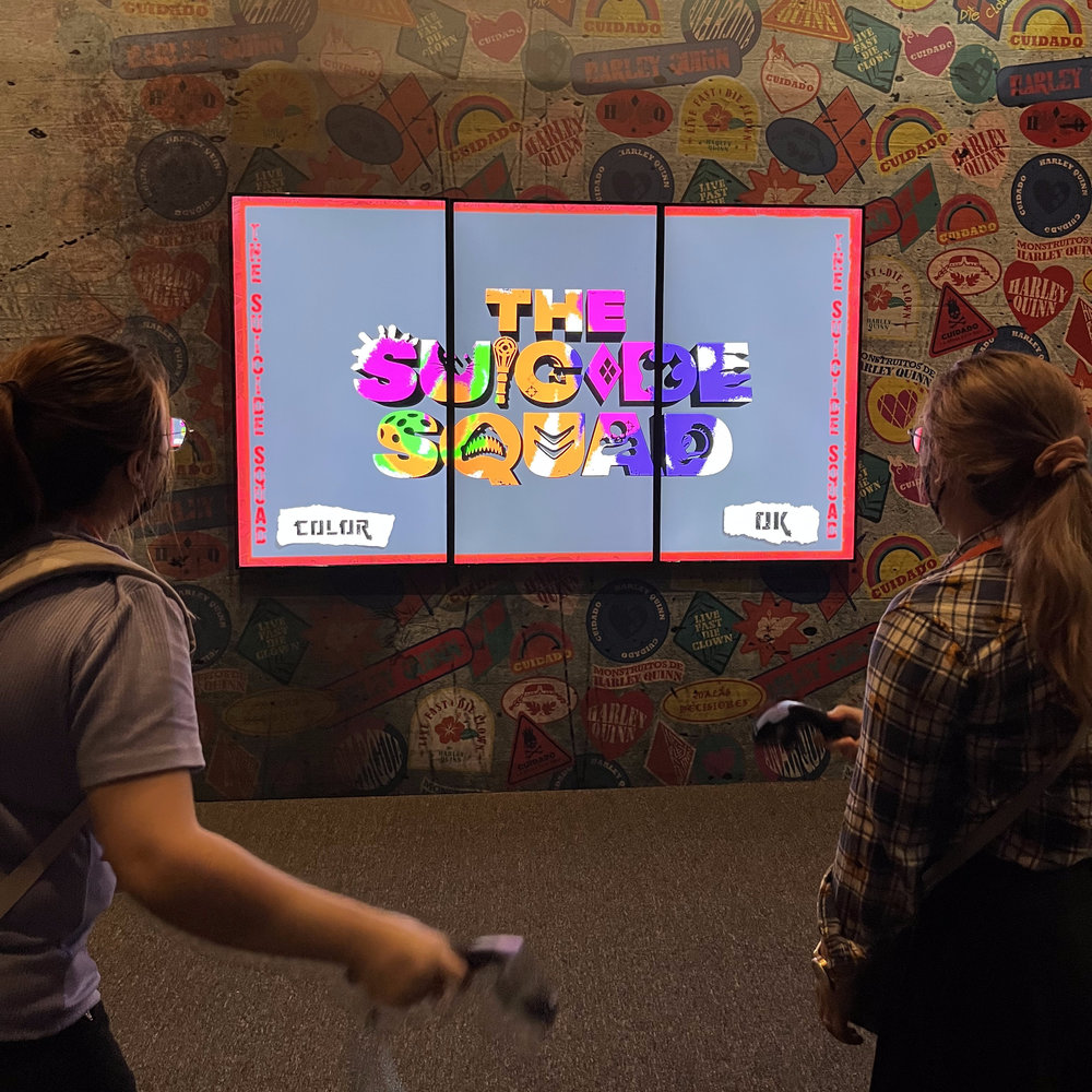 Interactive Suicide Squad game at The World of DC Exhibition
