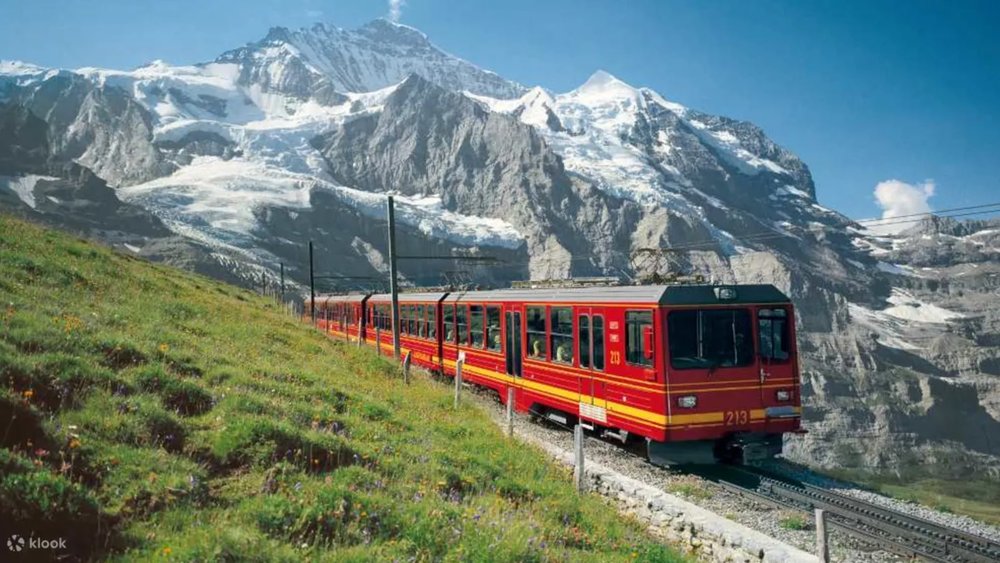 cogwheel train to Jungfraujoch