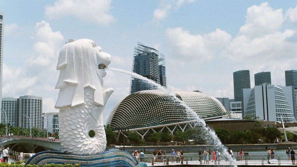 The Merlion at Singapore