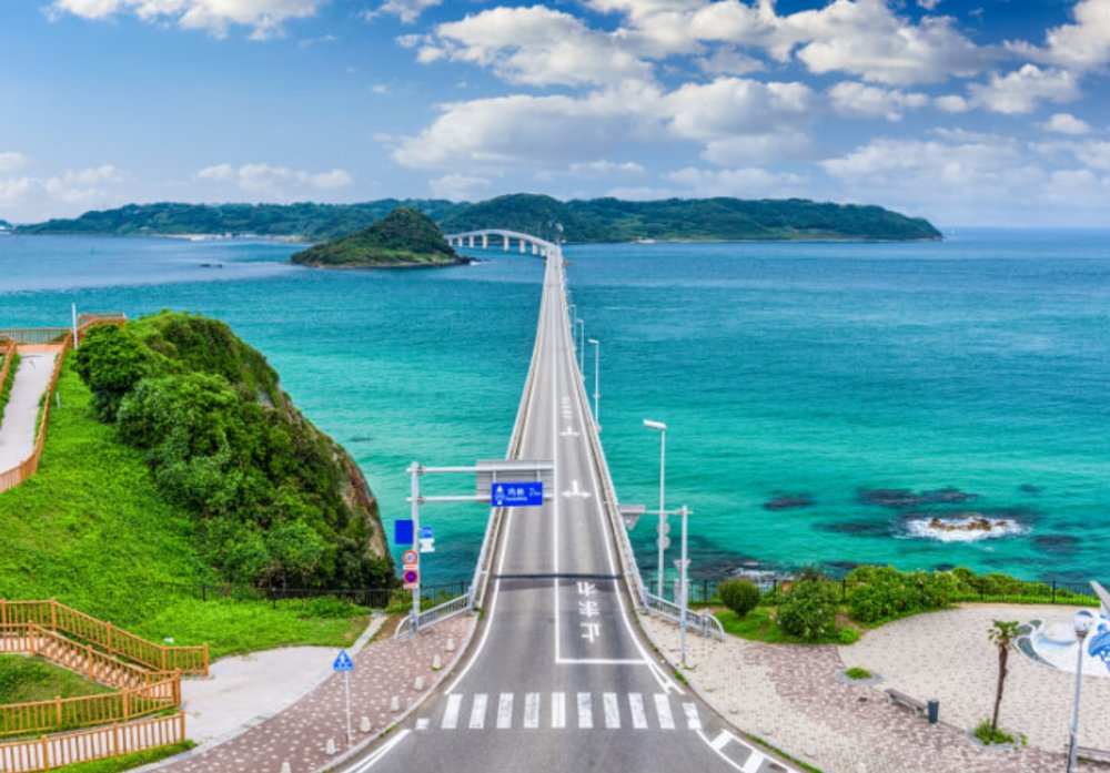 สะพานสึโนะชิมะ (Tsunoshima Bridge) | รูปภาพจาก jnto.or.th