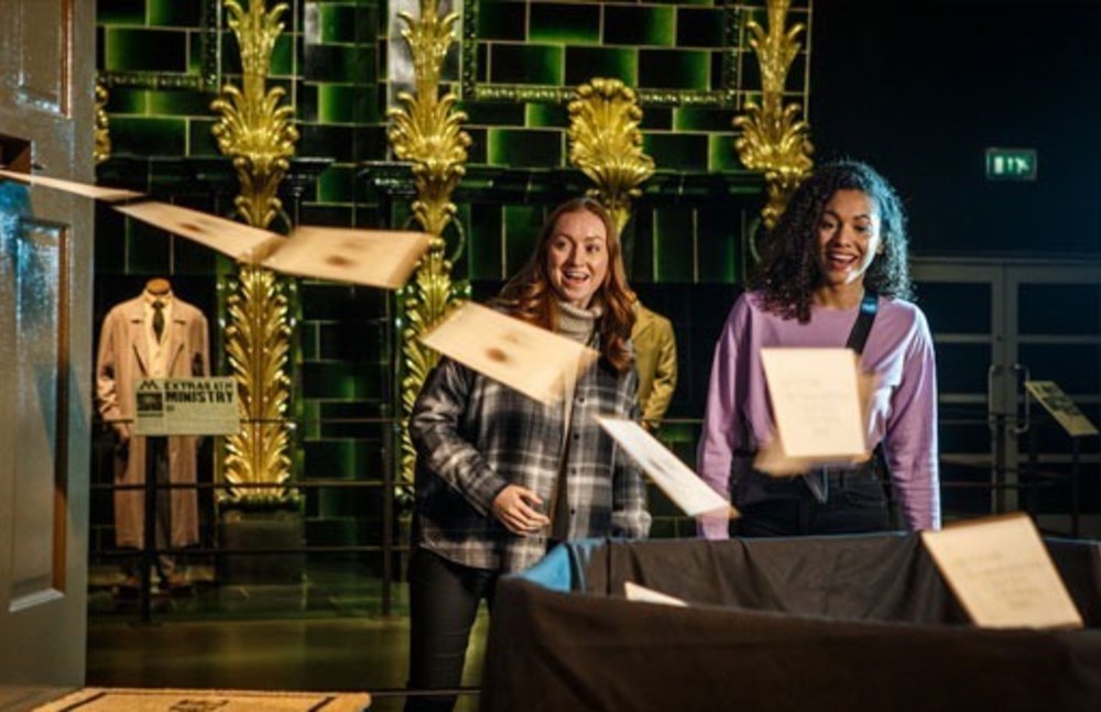 two Harry Potter fans at the Magical Mischief