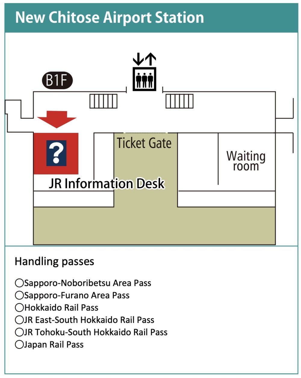 New Chitose Airport Station Map