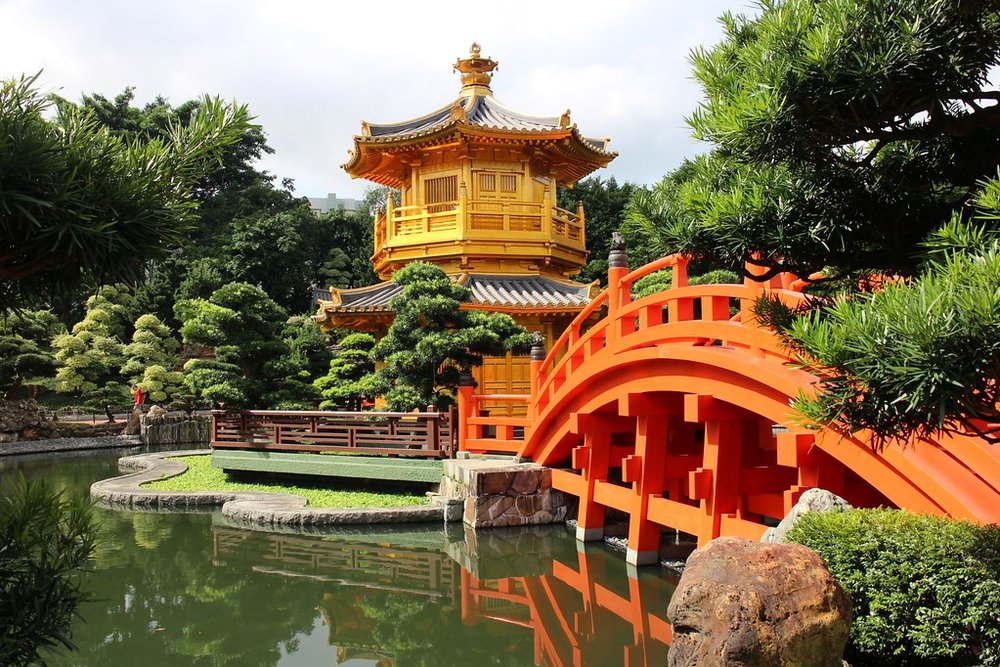 ศาลา Pavilion of Absolute Perfection ตั้งอยู่ใน สวนหนานเหลียน Hong Kong