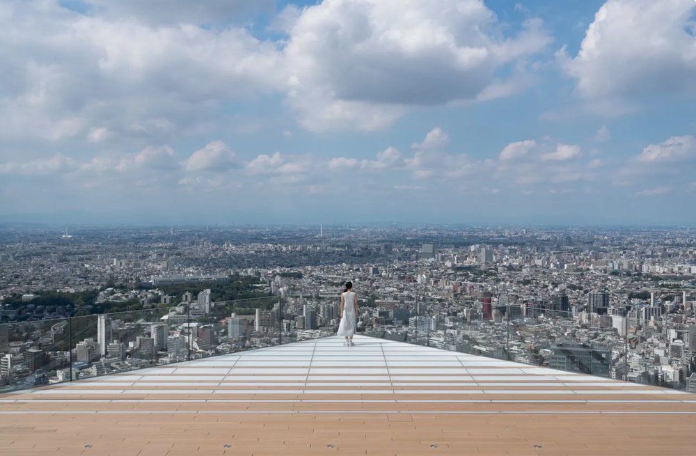บรรยากาศบนจุดชมวิวชิบูย่าสกาย