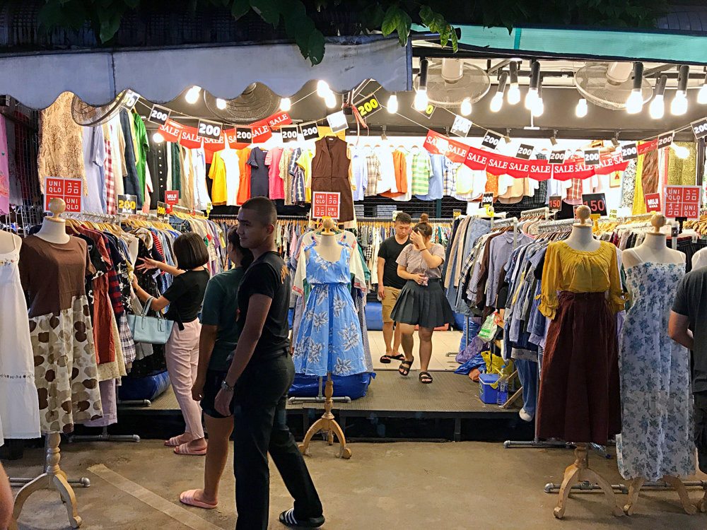 night markets in Bangkok