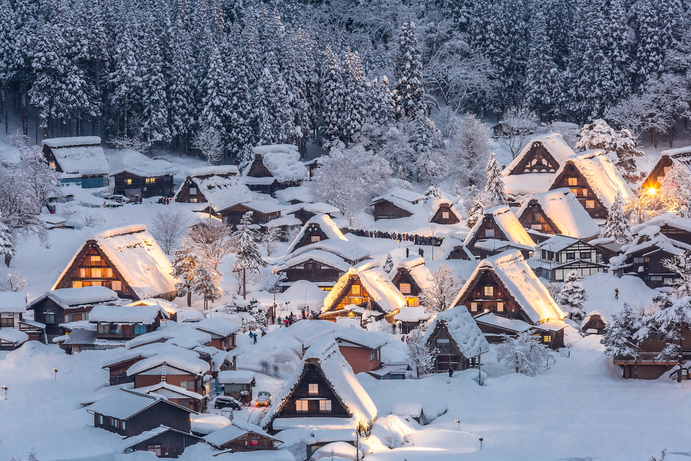 หมู่บ้านชิราคาวาโกะ หนึ่งในหมู่บ้านเก่าแก่ที่เป็นมรดกโลก | รูปภาพจาก chillchilljapan.com