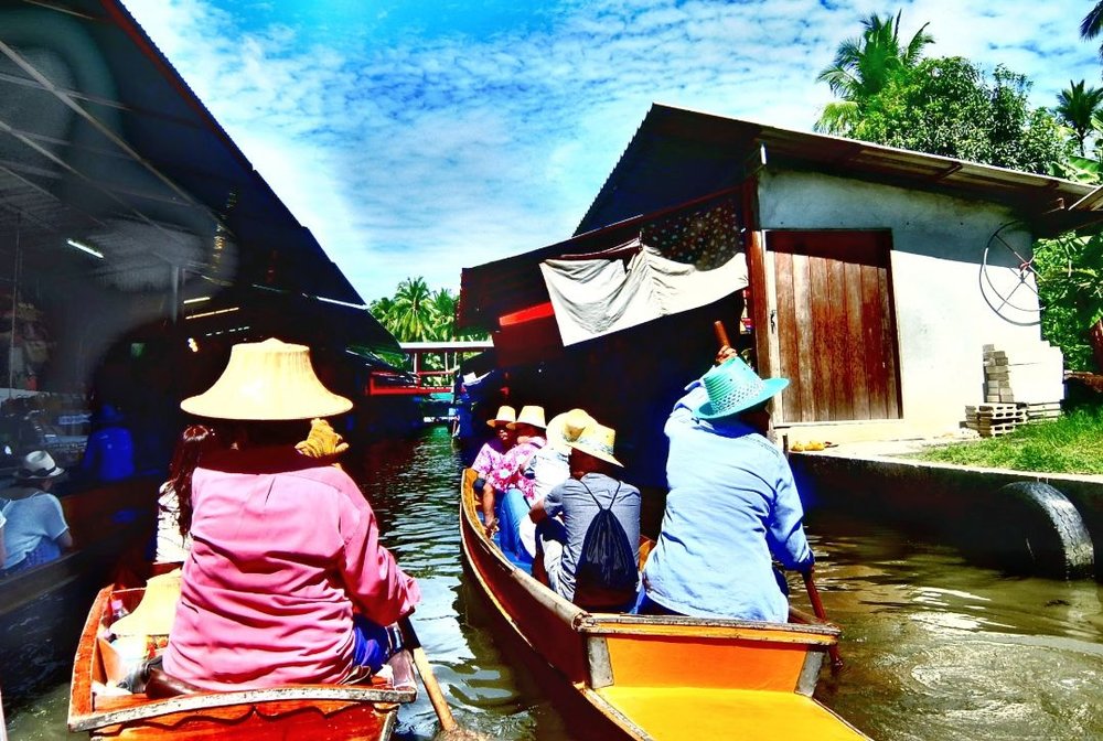 タイ 水上マーケット