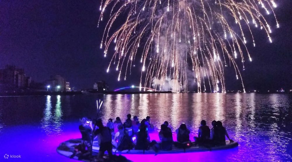 划SUP看澎湖花火節