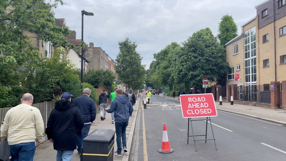 Tottenham game review road to stadium