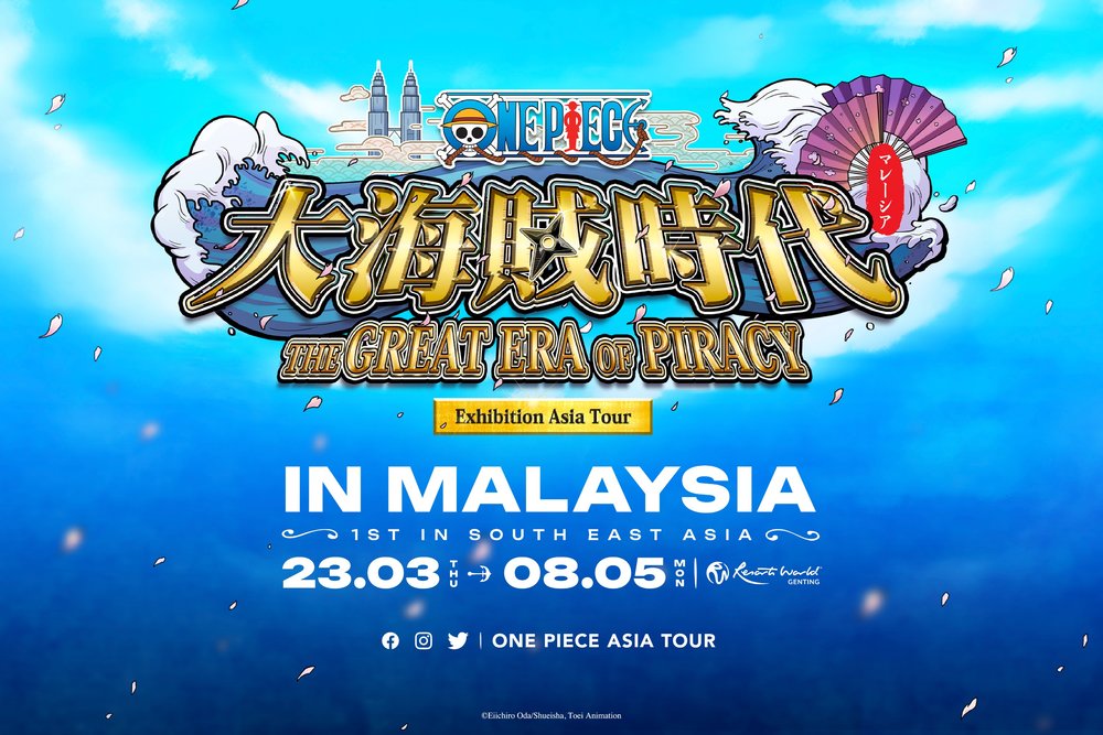 “The Great Era of Piracy” One Piece exhibition in Malaysia