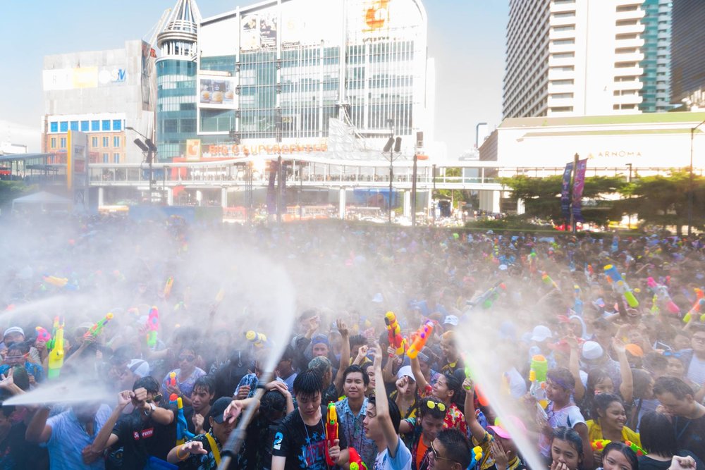 Songkran music festival in Thailand