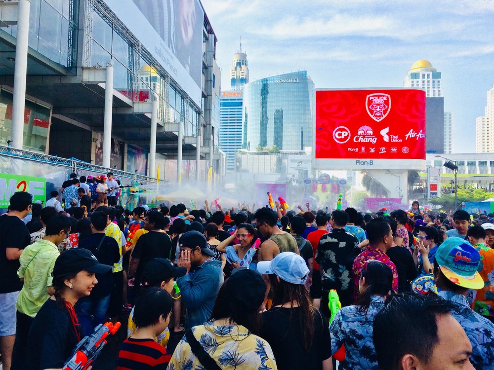 Celebrate Songkran Water Festival in Bangkok Thailand