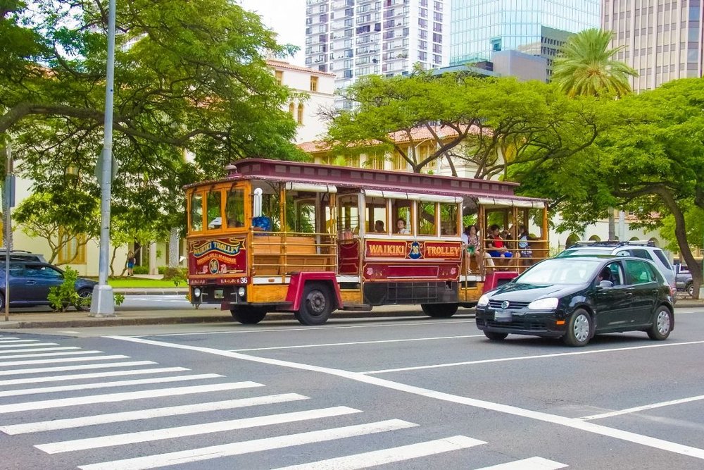 トロリーバス in ハワイ