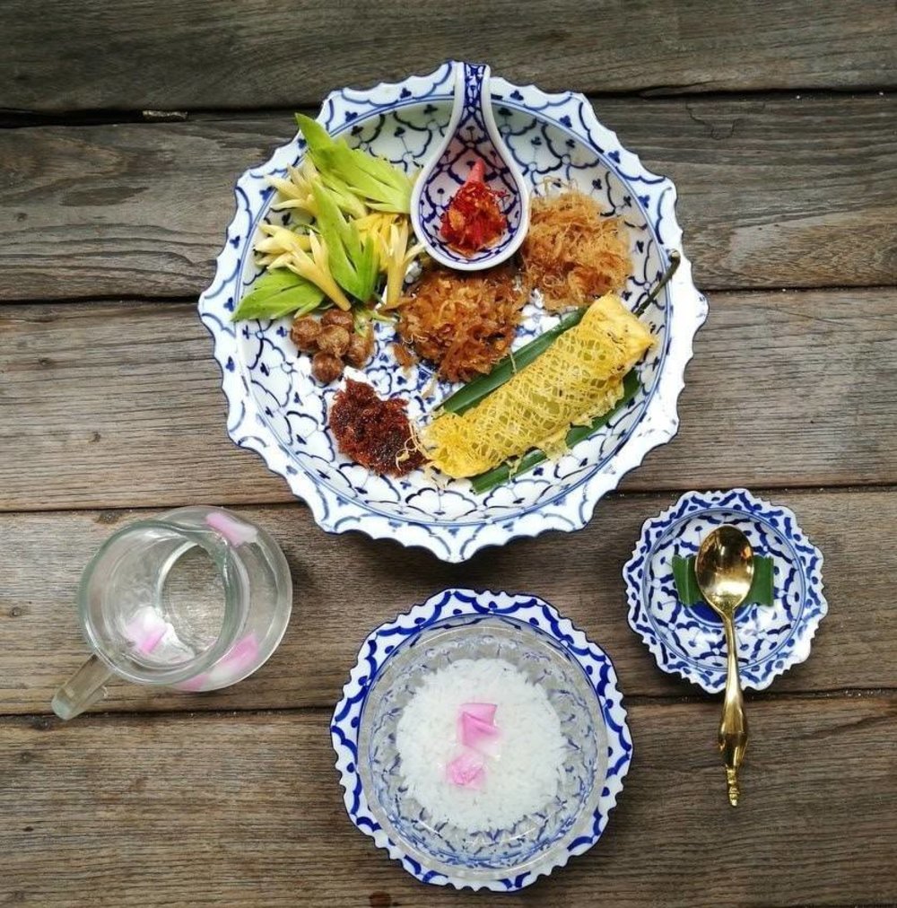 ข้าวแช่ เมนูหน้าร้อน | ขอบคุณรูปภาพจาก facebook บ้านวรรณโกวิท