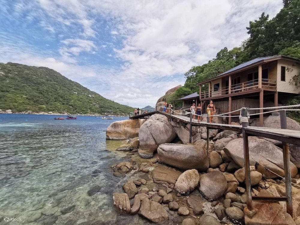 บรรยากาศบนเกาะ