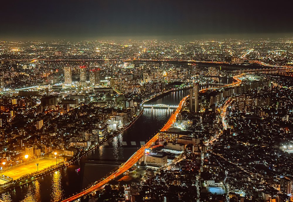 Pemandangan Tokyo Skytree