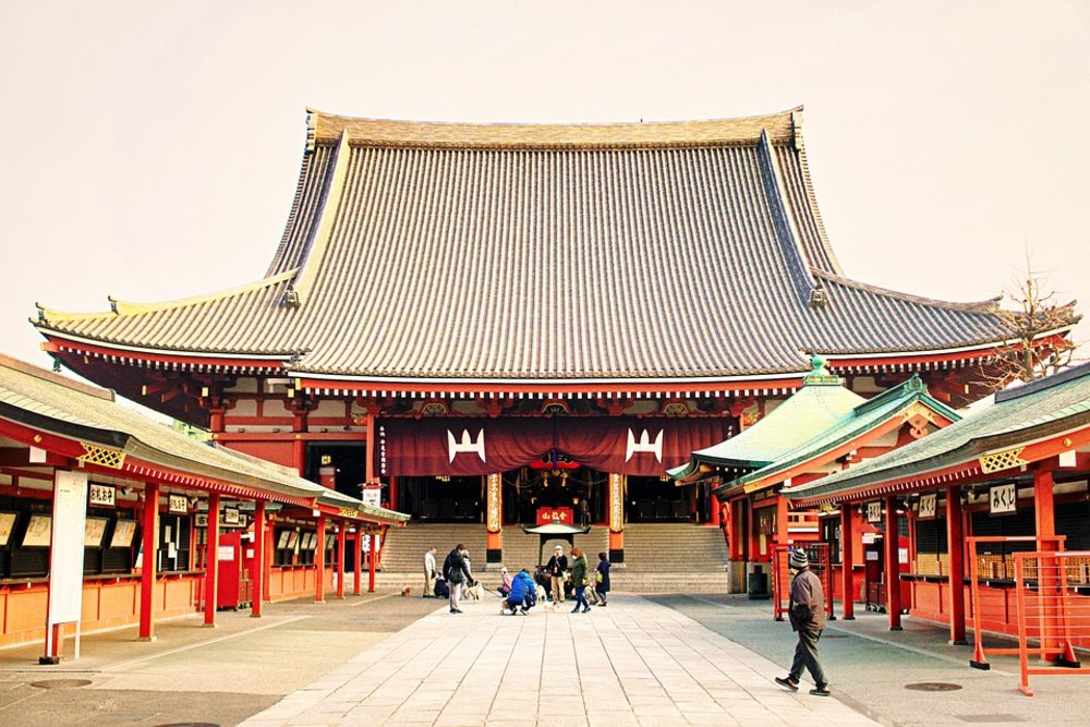 วัดเซนโซจิ Sensoji Temple หรือวัดอาซากุสะ