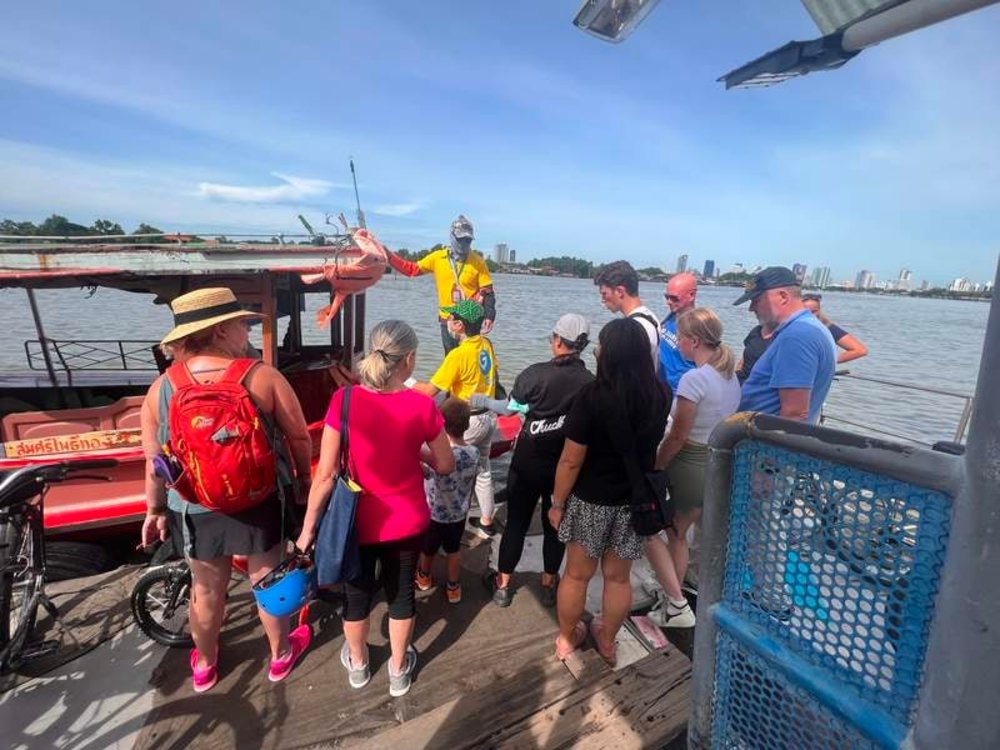 บรรยากาศการทัวร์บางกระเจ้า