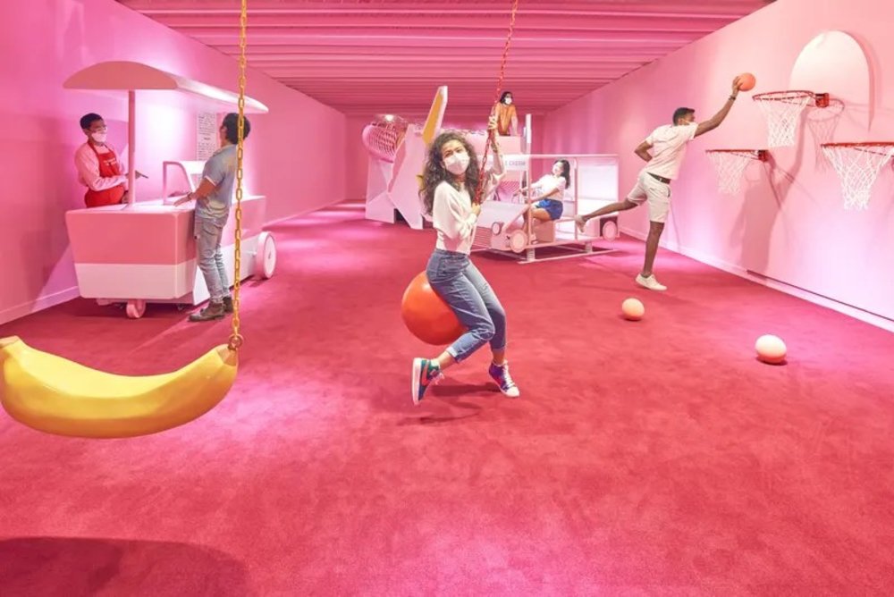 มุมถ่ายรูป พิพิธภัณฑ์ไอศกรีมสิงคโปร์ Museum of Ice Cream Cingapore