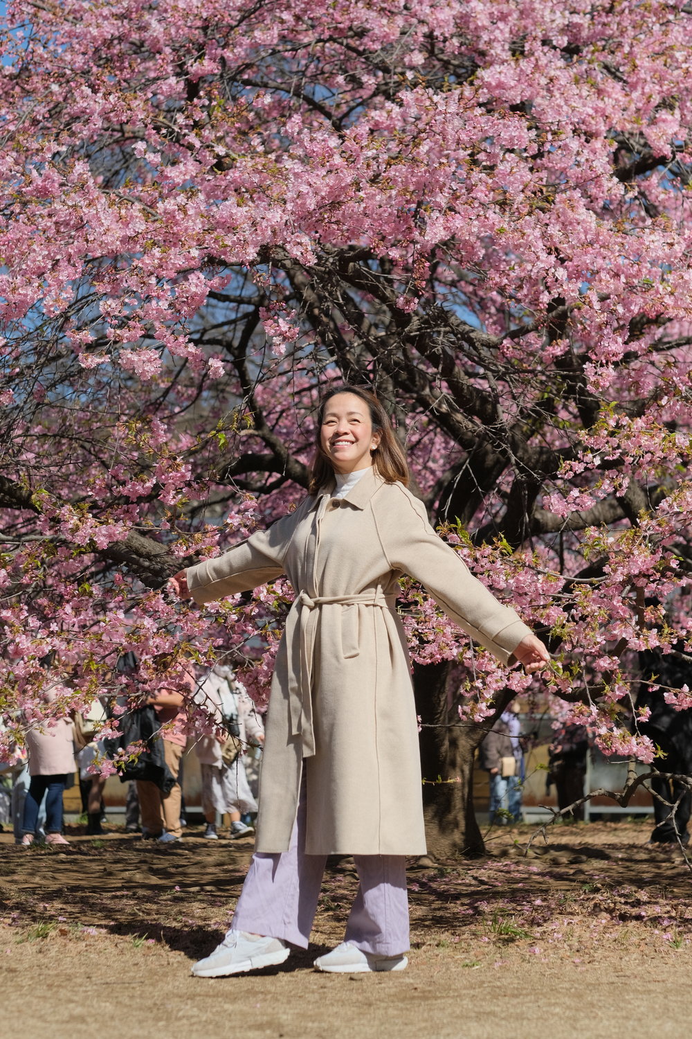 mommy haidee quing in cherry blossom season