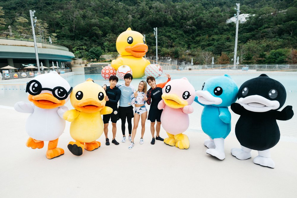 Water World Ocean Park mascots